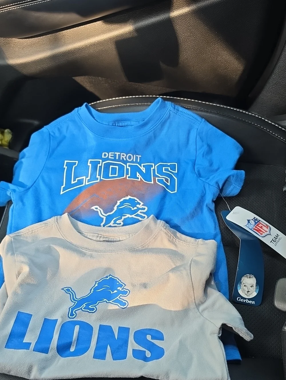 Detroit Lions Kids T-Shirts - Blue & Gray 4T Gerber